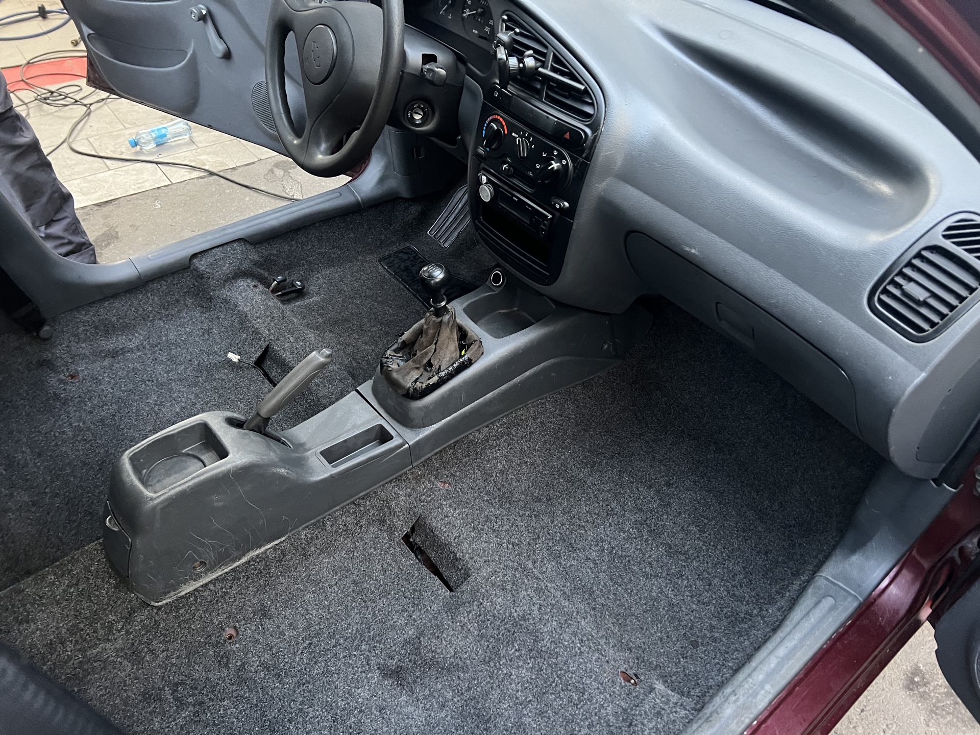 Химчистка салона Chevrolet Lanos