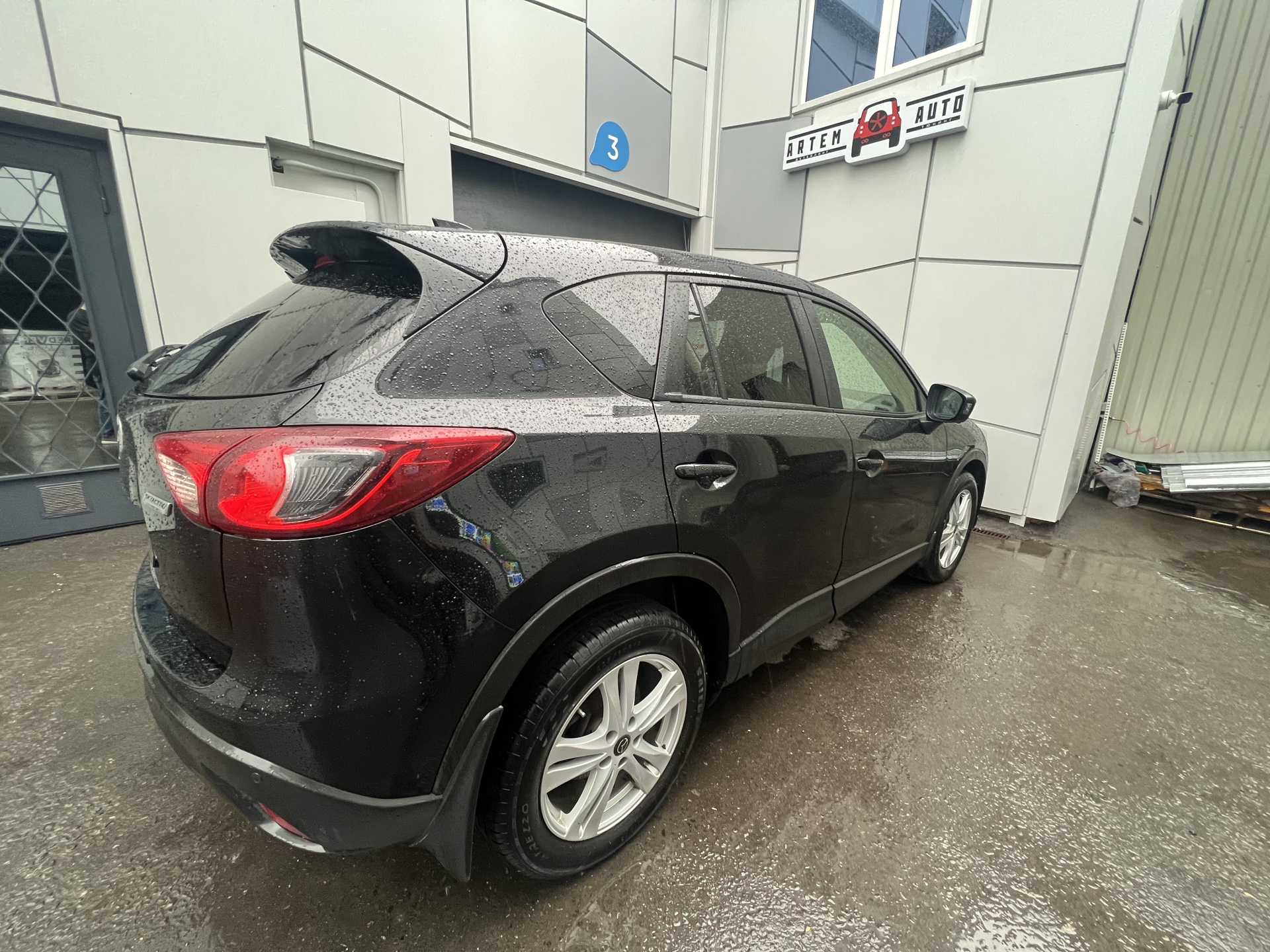Химчистка потолка Mazda CX5
